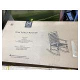 Teak Porch Rocker Outdoor Living Furniture