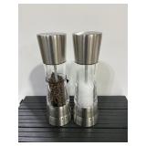 Cole and Mason Salt and Pepper Mill Set Silver