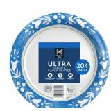 Ultra Disposable Plates 204 Count
