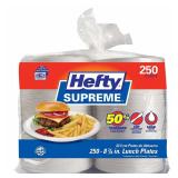 Hefty Foam Plates 8.875-Inch White 250 Count
