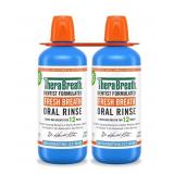 Therabreath Icy Mint Mouthwash 1L 2pk