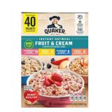 Instant Oatmeal Fruit And Cream Mix 40ct