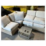 Patio Furniture Bundle Wicker Set with Table