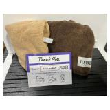Turbie Twist Original Hair Towel Set Tan And Brown