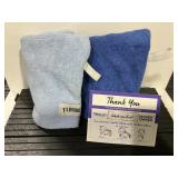 Turbie Twist Original Hair Towel 2 Pack Blue