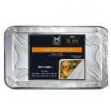 Full Size Aluminum Steam Table Pan Lids 15ct