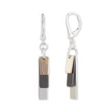 Dkny Tri-Tone Shaky Drop Earrings