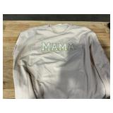 Bulingna Mama Embroidery Sweatshirt Beige 2XL