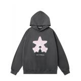 Aelfric Eden Star Graphic Hoodie Grey Small