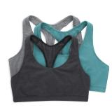 Hanes Racerback Bralette 3-Pack Large Multi-Color