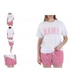 State of Mine 2-Piece Womens T-Shirt Short Set