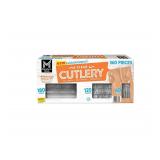 Bundle 360ct Clear Cutlery Set