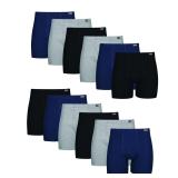 Hanes Boxer Briefs 12 Pack Assorted Medium