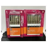 Sakura Pigma Micron Bundle 6-Pack and 8-Pack Set