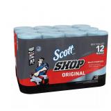 Scott Shop Towels 55ct 12pk Blue