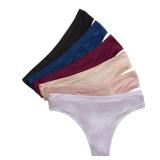 Hanes ComfortFlex Thong Panties 6-Pack Large...