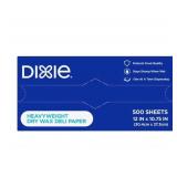 Dixie Dry Wax Deli Paper 12 x 10.75 Inches
