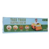 Kalee Taco Truck Electric Ride On Toy 40 Pieces