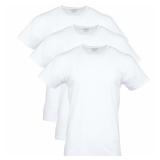 Gildan Cotton Stretch T-Shirts White Medium 3-Pack