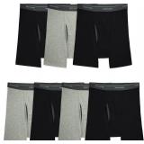 Fruit of the Loom Boxer Briefs 7 Pack BlackGray