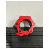 Olympic Barbell Collar Quick Release Red Clamp