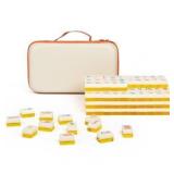 Maison Lude Cirquejong 160ct Yellow Mahjong Set