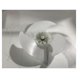 -Blade White Plastic Fan Impeller New $15.00