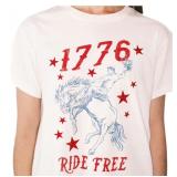 Mighty Fine Americana Graphic T-Shirt Womens