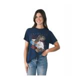 Mighty Fine Americana Graphic T-Shirt Womens