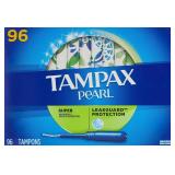 Tampax Pearl Super Absorbency Tampons 96ct