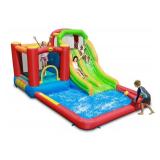 Happy Hop Inflatable Double Slide Water Park