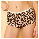 Wild Fable Leopard Ribbed Bikini Bottom Multi XL