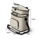 Insulated Soft-Sided Cooler Bag Off-White