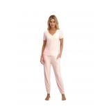 Steve Madden Womens Short Sleeve Pajama Set