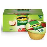Motts No Sugar Added Applesauce 3.9oz 36ct