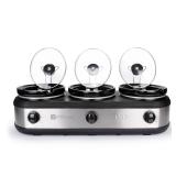 Tru BS-318LR Triple Buffet Slow Cooker 1.5-qt
