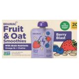 Brainiac Berry Oat Fruit Blast 20-Count