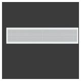 Powrocket 36x8 Linear Bar Air Grille White