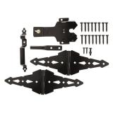 Everbilt Black Deluxe Gate Latch Set