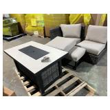 Outdoor Furniture With Fire Pit Table