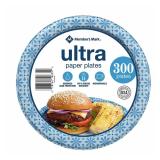 Ultra Paper Plates 8.5 Inch 300ct Blue