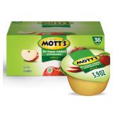 Motts No Sugar Added Applesauce 3.9oz 36ct