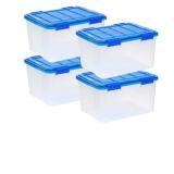 Iris WeatherPro 44qt Storage Box 4pk