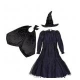 Womens Deluxe Witch Costume Set Black