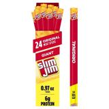Slim Jim Original Smoked Meat Sticks 0.97oz 24ct