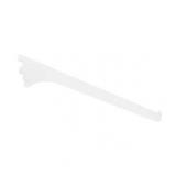 Everbilt 12 in. Single Track Shelf Bracket White