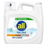 All Free And Clear Advanced Oxi Detergent 208oz