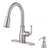 Glacier Bay 21-K153KSS-GB Pull Down Kitchen Faucet