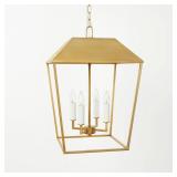 Threshold 81656266 Brass Lantern Pendant