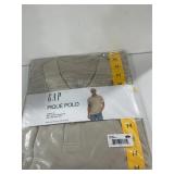 Gap Pique Polo Shirt Khaki Size M